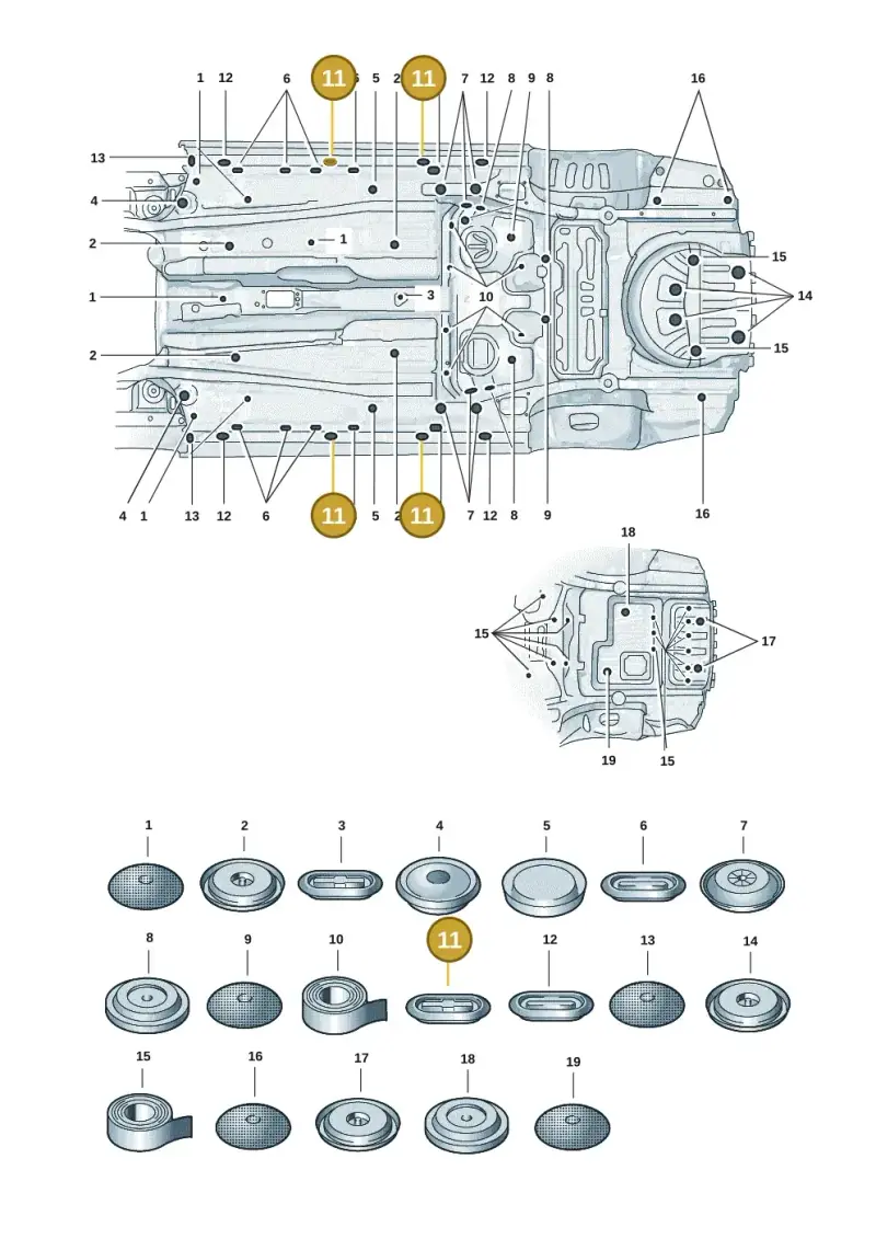 1K0899187 — Skoda Superb Combi (2023-) diagram 3p0803501, position 11
