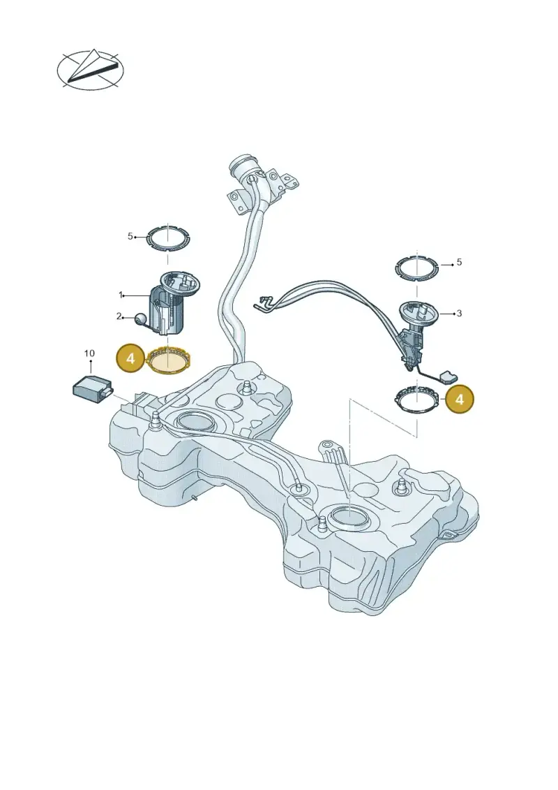 1K0919133D — Skoda Kodiaq (2024-) diagram 828919036, position 4