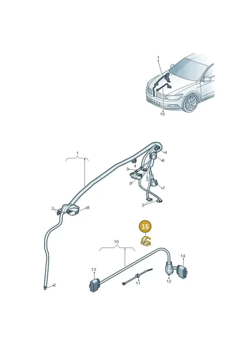 1K0971842A — Skoda Superb Combi (2015-2024) diagram 851972000, position 15