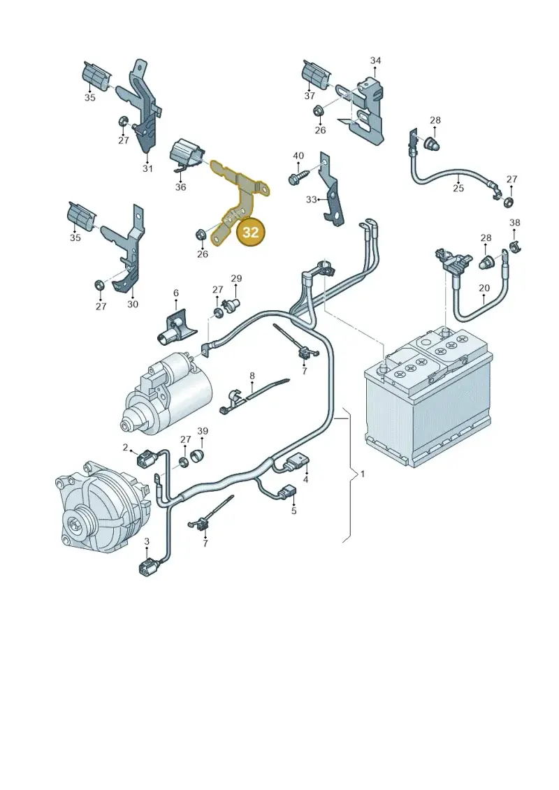 1K0971858BE — Skoda Fabia (2021-) diagram 584971000, position 32