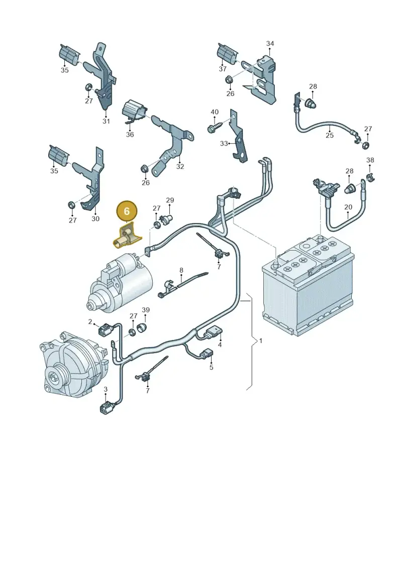 1K0971920 — Skoda Fabia (2021-) diagram 584971000, position 6