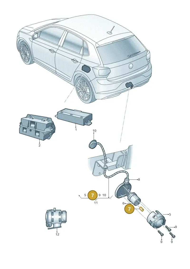1K0972217D — Skoda Fabia (2021-) diagram 6vn945055, position 7