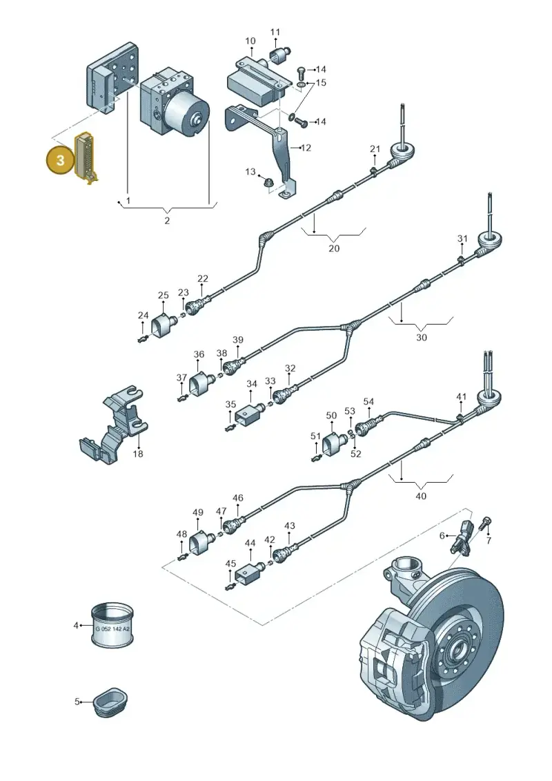 1K0973026 — Skoda Yeti (2013-2017) diagram 419927000, position 3