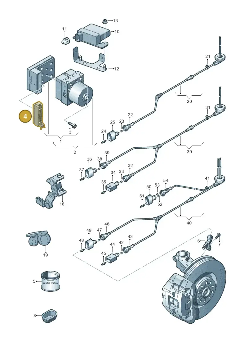 1K0973026 — Skoda Superb (2013-2015) diagram 632927000, position 4