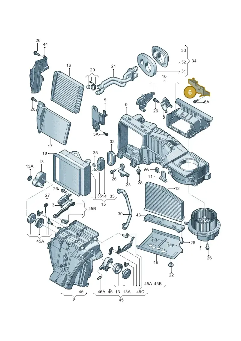 1K1971262K — Skoda Superb Ambition (2009-2015) diagram 617820100, position 6