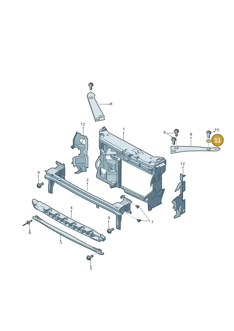 1K8941297 — Skoda Citigo (2019-2021) diagram 727805000, position 11