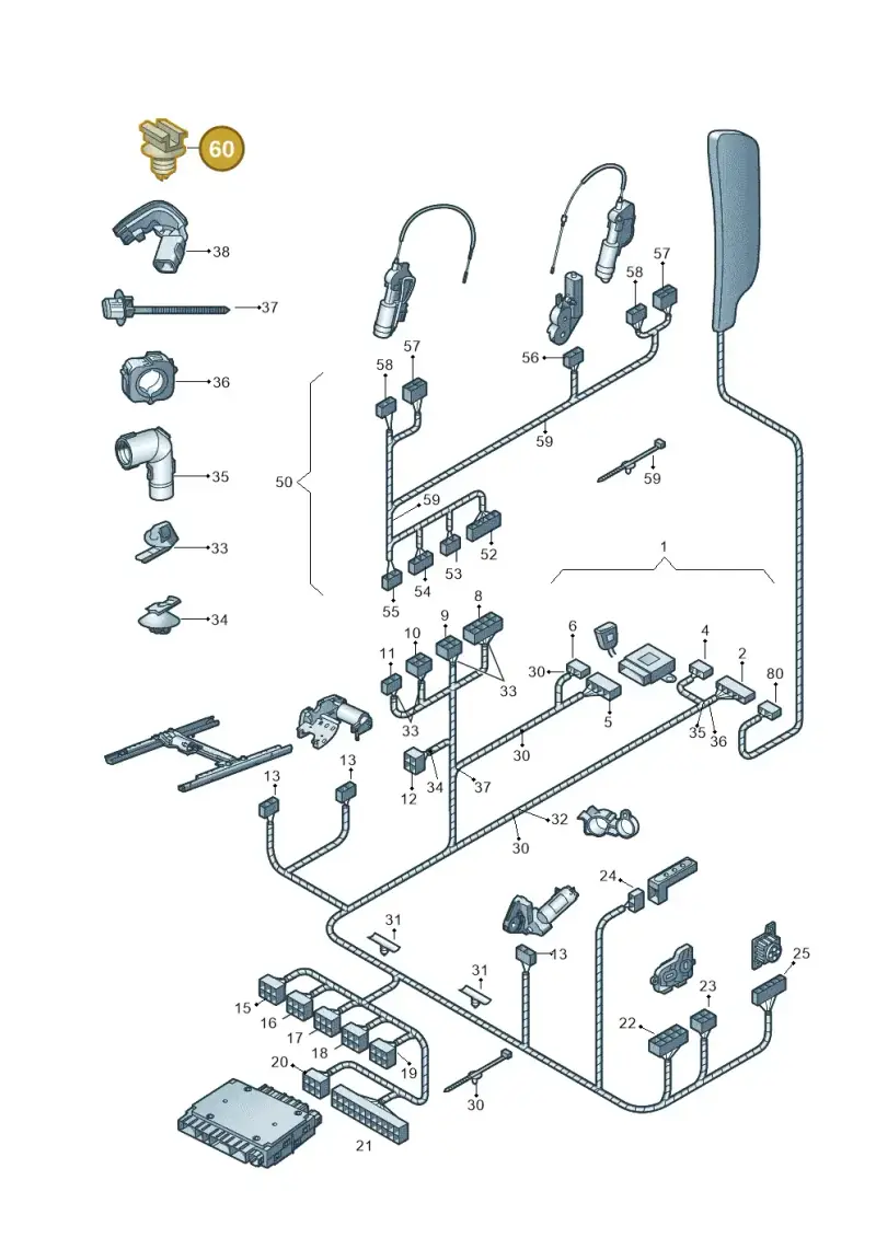1M0937510 — Skoda Octavia (2017-2020) diagram 663972760, position 60