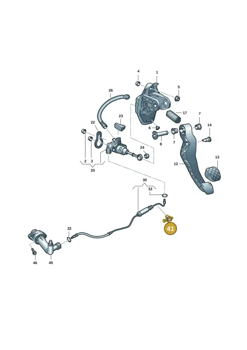 1S0721491A — Skoda Rapid (2012-2022) diagram 62x721250, position 41