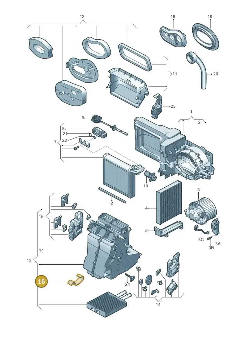 1S0820245 — Skoda Citigo (2019-2021) diagram 772820220, position 16