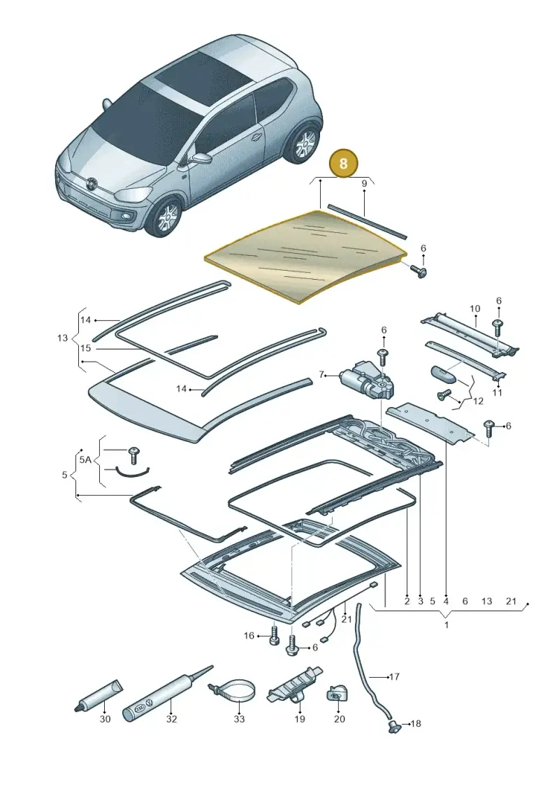 1S0877071B — Skoda Citigo (2011-2019) diagram 727877000, position 8