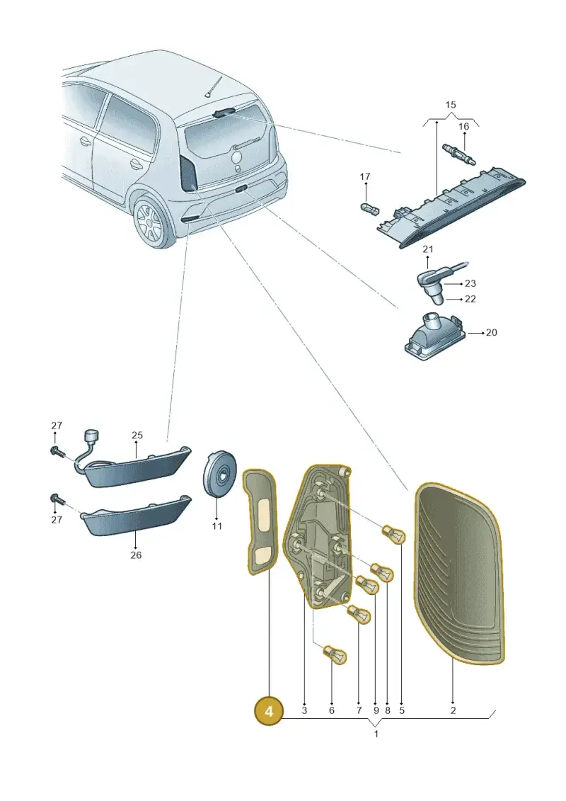 1S0945191 — Skoda Citigo (2019-2021) diagram 583945000, position 4