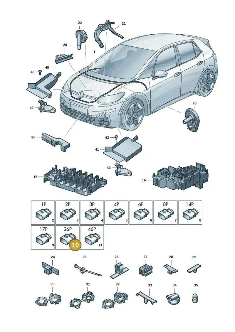 1S0973026A — Skoda Enyaq (2020-) diagram 10a971080, position 10