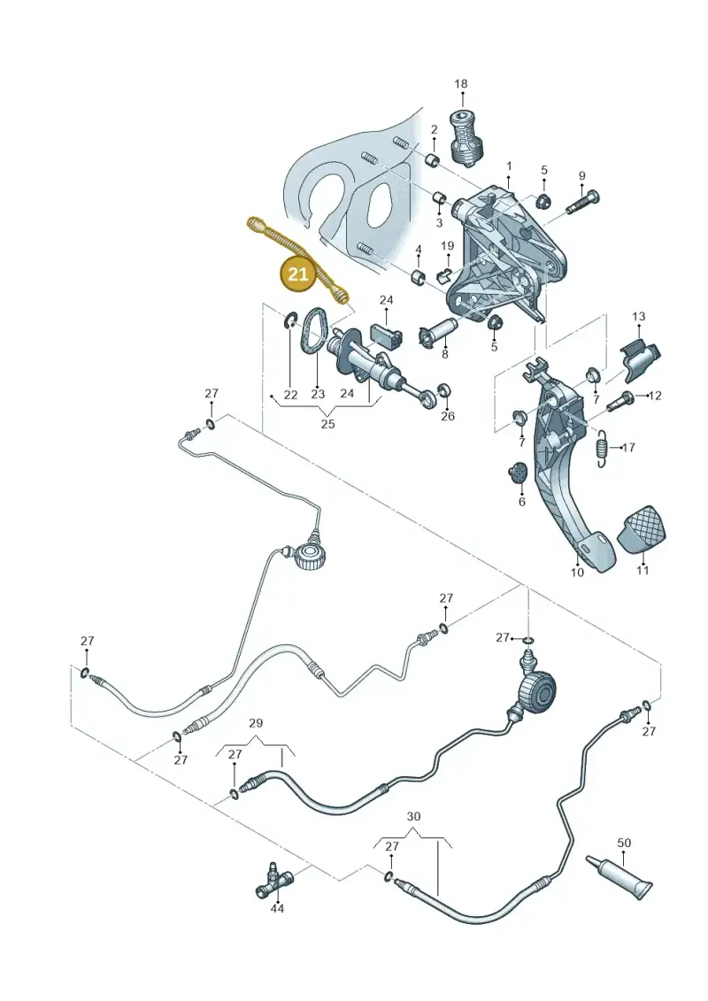 1S1721453B — Skoda Kodiaq (2018-2022) diagram 434721025, position 21