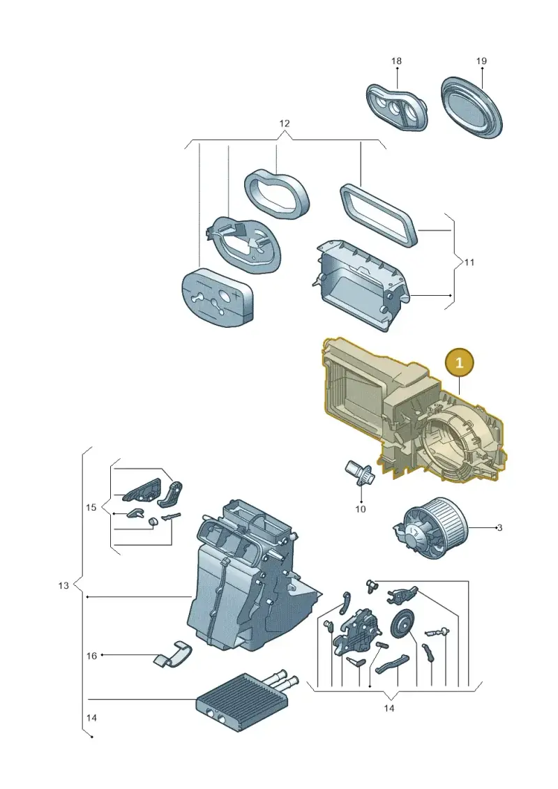 1S2819007A — Skoda Citigo (2011-2019) diagram 723819220, position 1