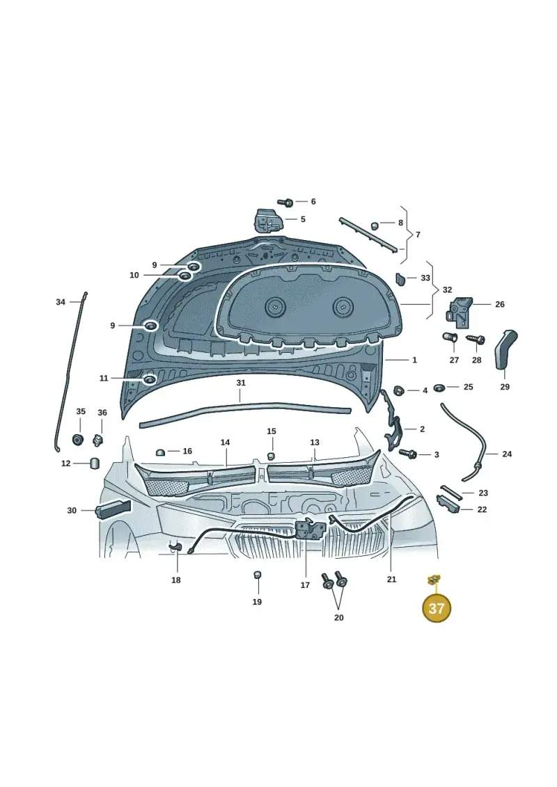 1T0823567 — Skoda Fabia (2021-) diagram 6vn823000, position 37