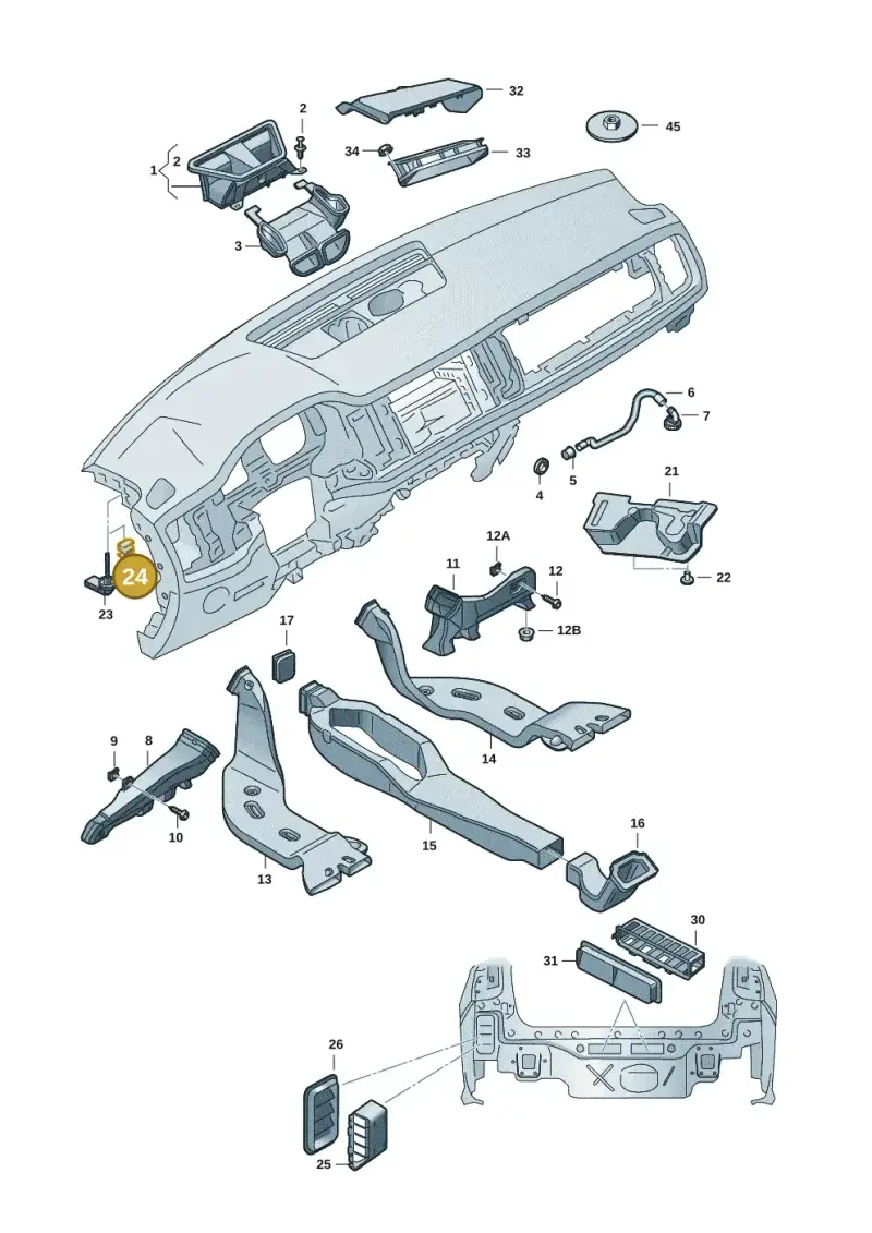 1T0857489 — Skoda Fabia (2021-) diagram 6vn819010, position 24