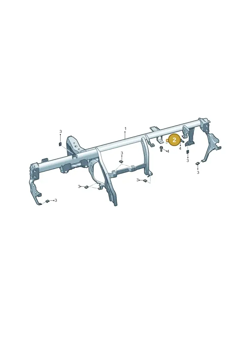 1Z0807263 — Skoda Fabia (2014-2022) diagram 797000020, position 2