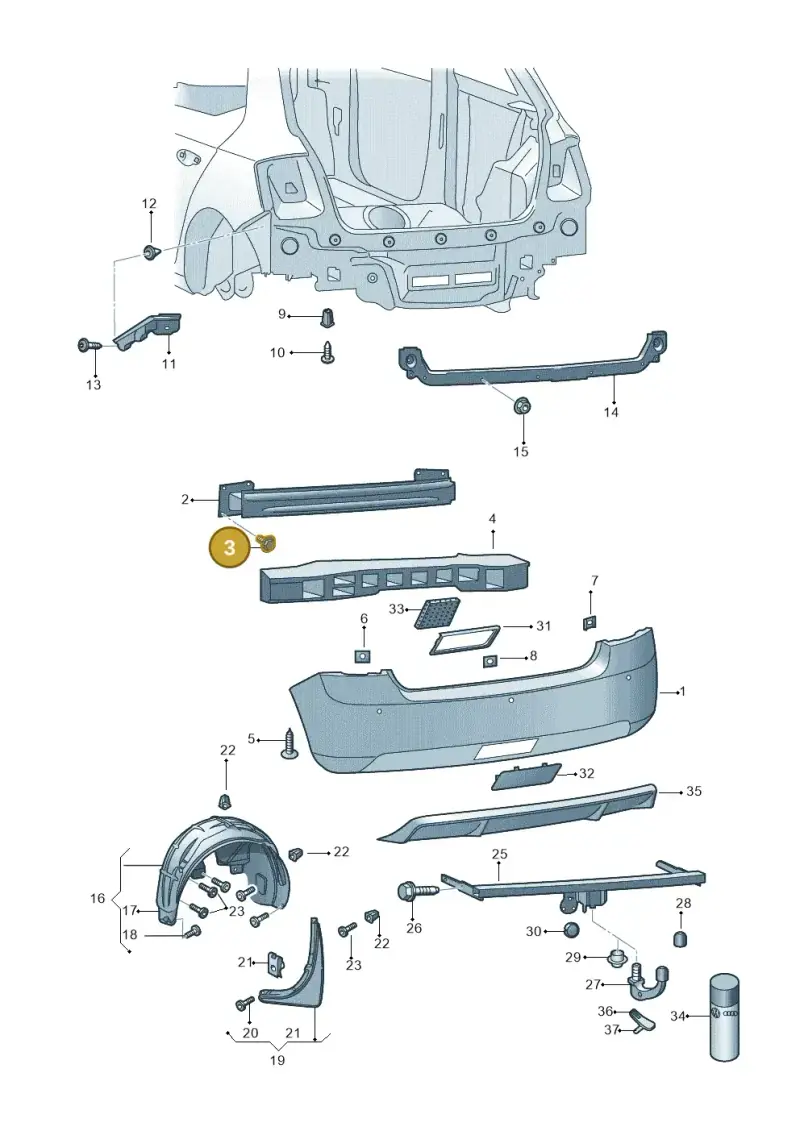 1Z0860505D — Skoda Fabia (2014-2022) diagram 797807500, position 3