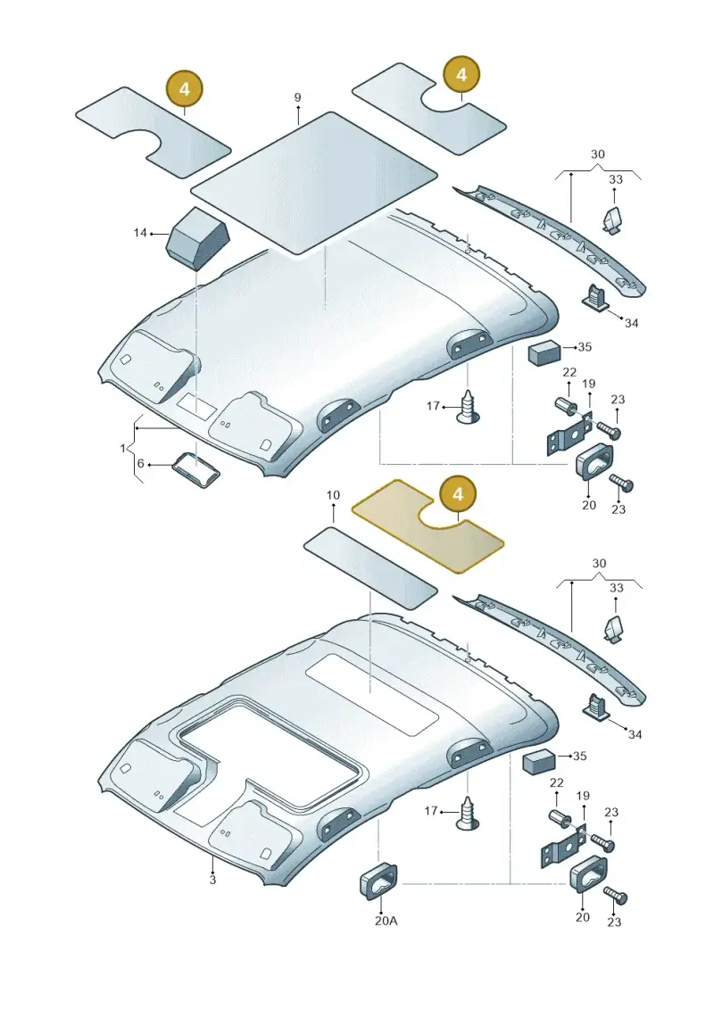 1Z0867817F — Skoda OCTAVIA/COMBI/4X4      01> (2000-) diagram 202867550, position 4