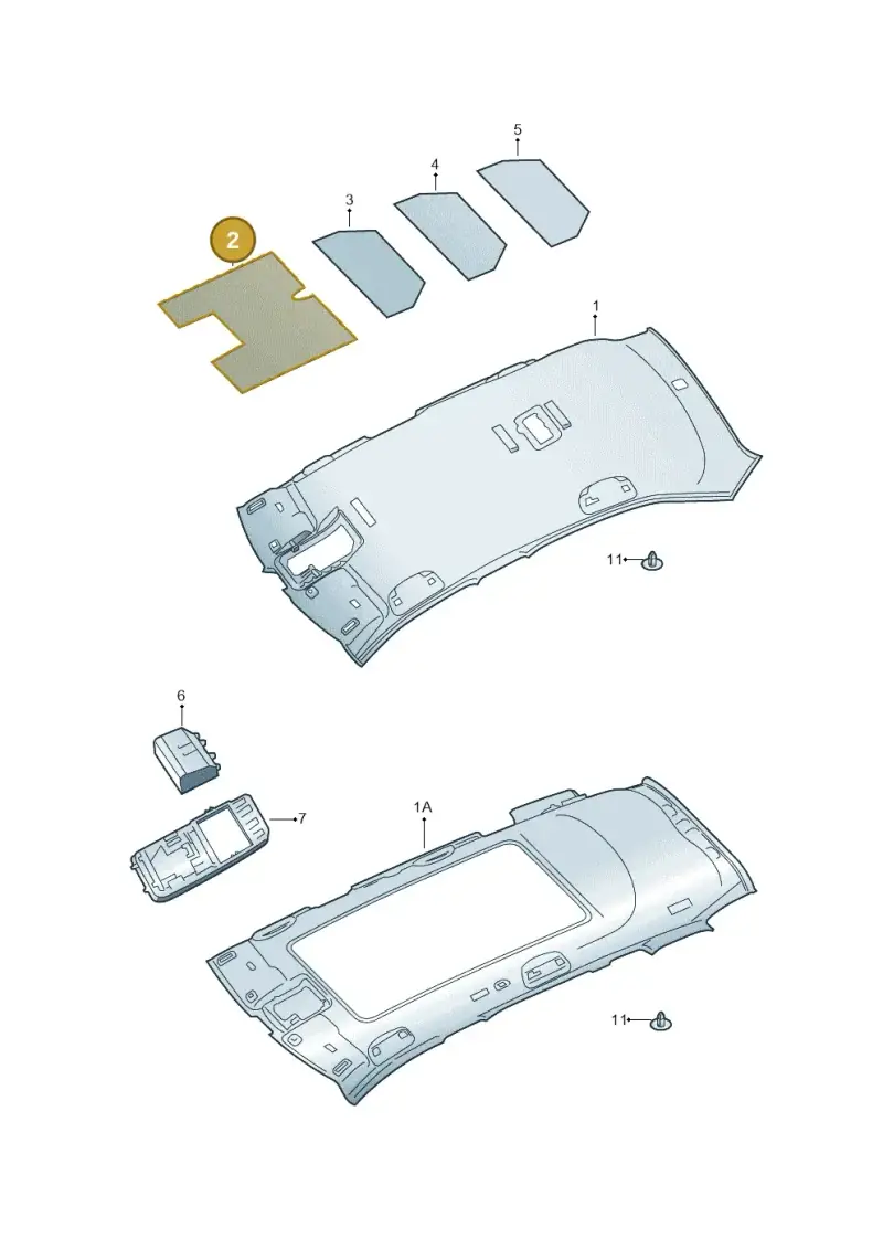 1Z0867817F — Skoda Enyaq (2020-) diagram 585867050, position 2