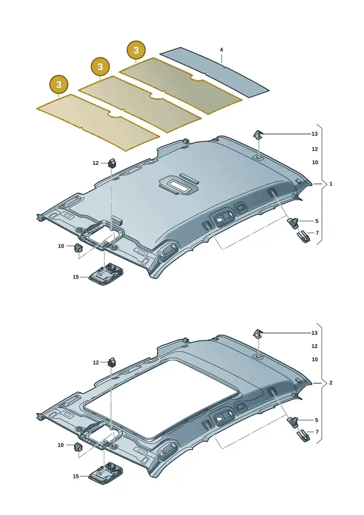 1Z0867817F — Skoda Superb Combi (2023-) diagram 3p0867050, position 3