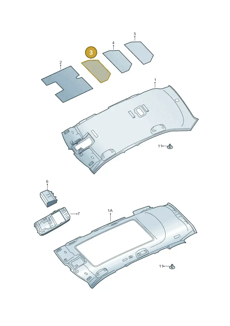 1Z0867817H — Skoda Enyaq (2020-) diagram 585867050, position 3