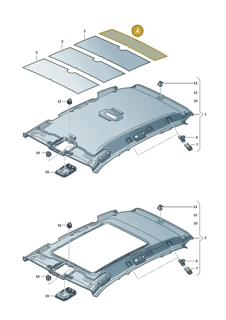 1Z0867817H — Skoda Superb Combi (2023-) diagram 3p0867050, position 4