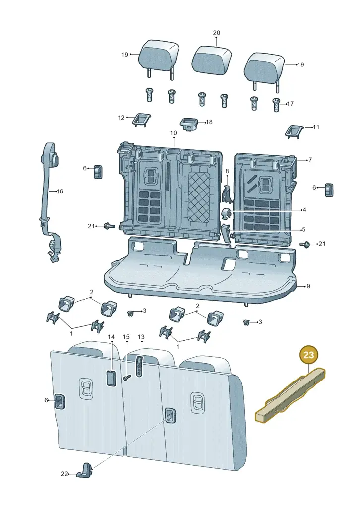 1Z0885215A — Skoda Karoq (2017-2023) diagram 834000340, position 23