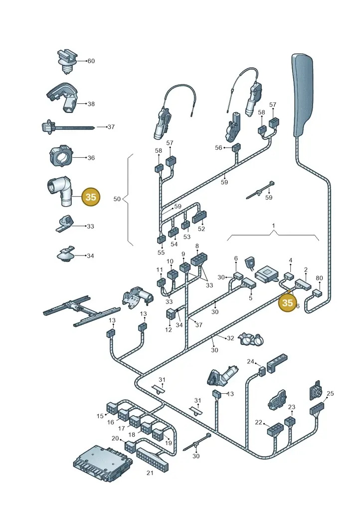 1Z0971446 — Skoda Octavia (2017-2020) diagram 663972760, position 35