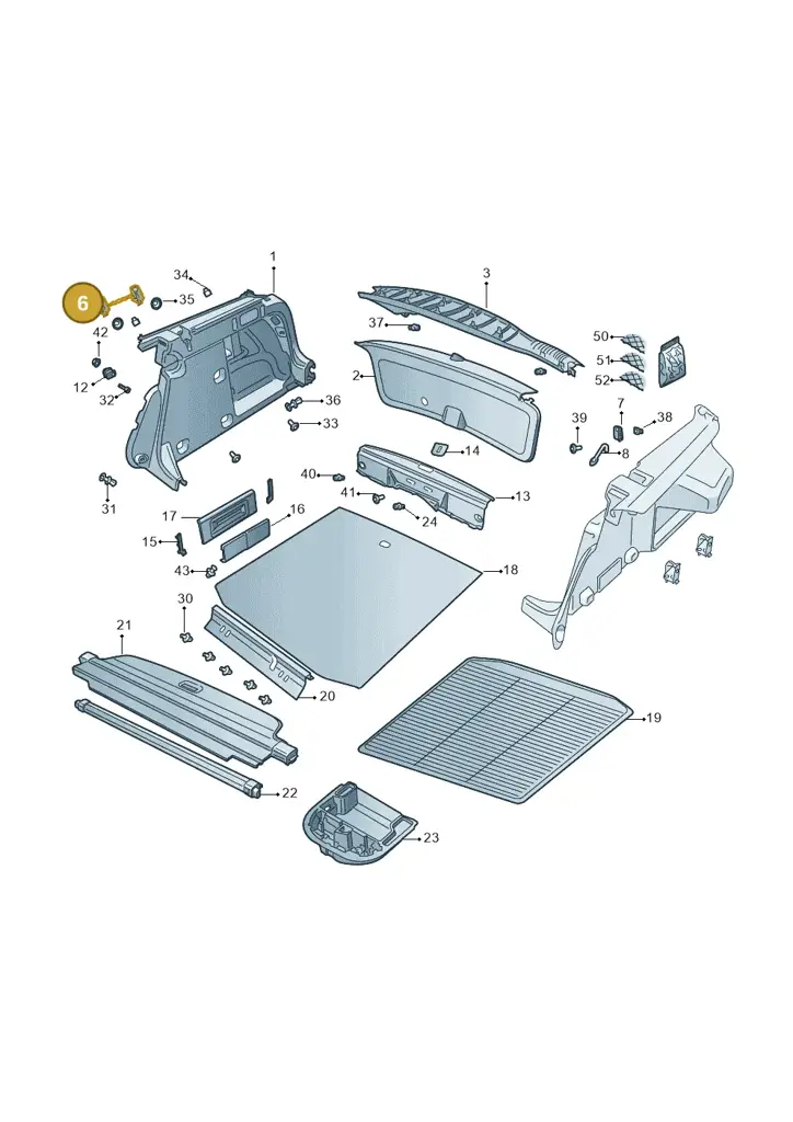 1Z9867615D47H — Skoda Octavia (2017-2020) diagram 753867850, position 6