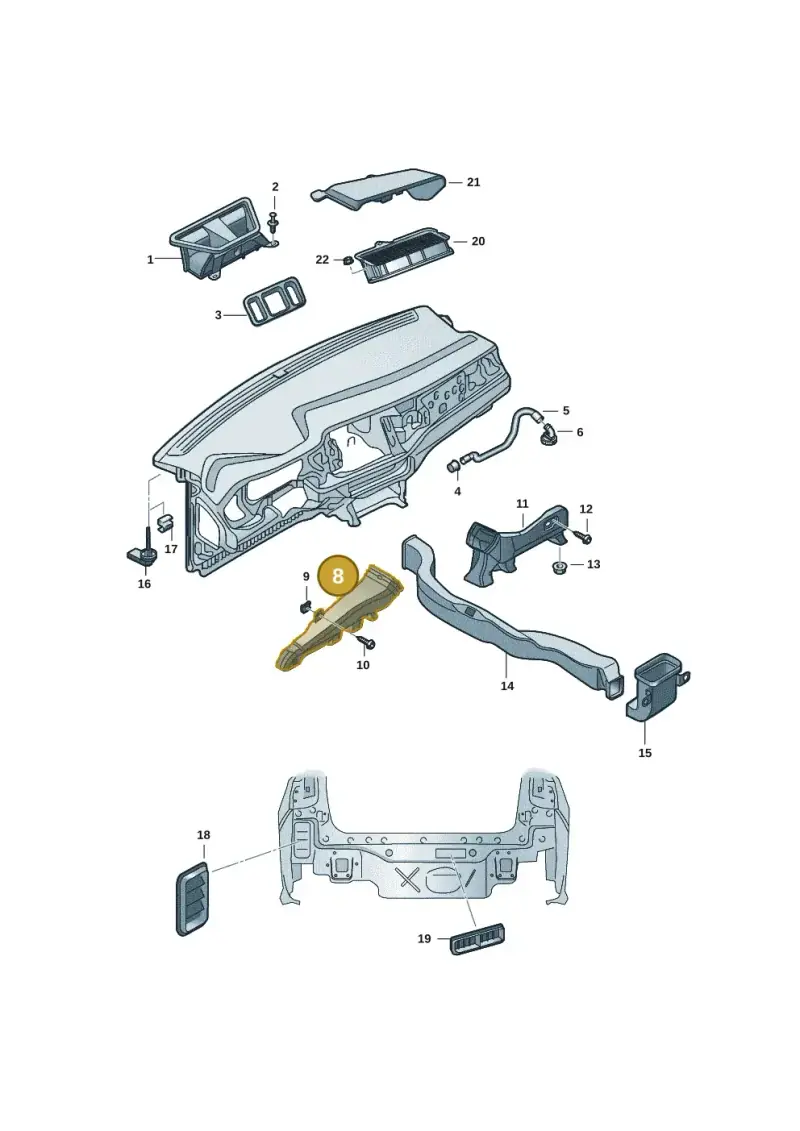 2G1819151A — Skoda Kushaq (2021-) diagram 62t819010, position 8