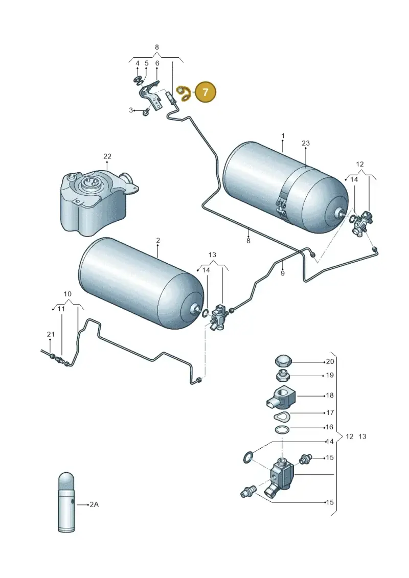 2K0201579 — Skoda Citigo (2011-2019) diagram 723201080, position 7