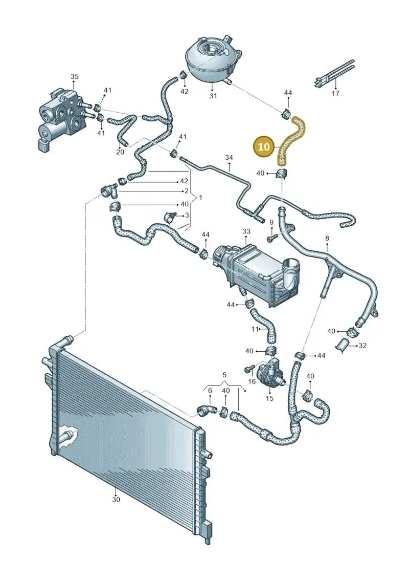 2Q0121109 — Skoda Octavia (2019-2024) diagram 890121132, position 10