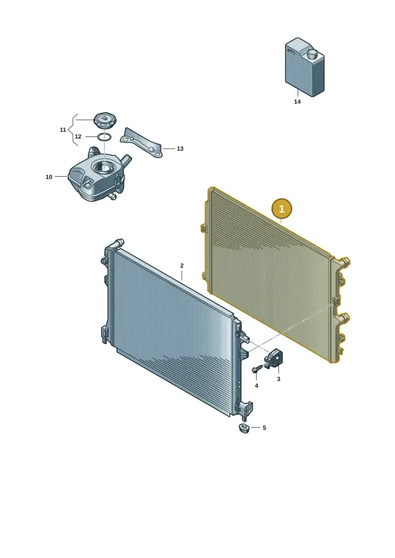 2Q0121253F — Skoda Fabia (2021-) diagram 6vn122040, position 1