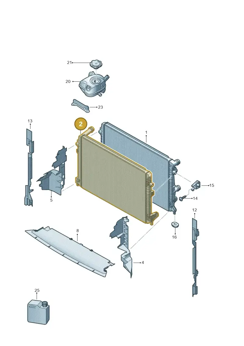 2Q0121253S — Skoda Fabia (2021-) diagram 837122011, position 2