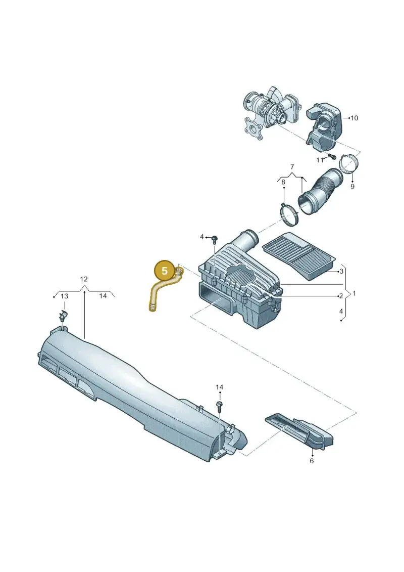 2Q0129637A — Skoda Fabia (2021-) diagram 837129050, position 5
