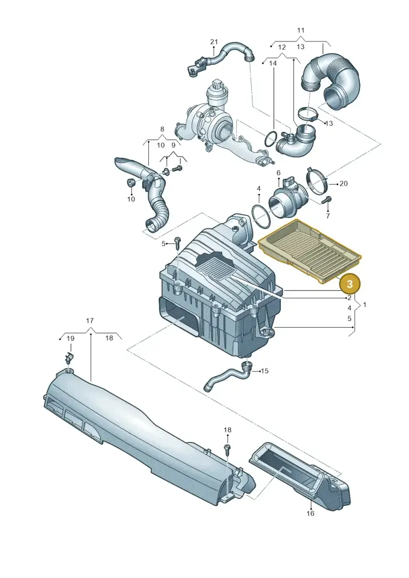 2Q0129668A — Skoda Kamiq (2019-) diagram 837129500, position 3