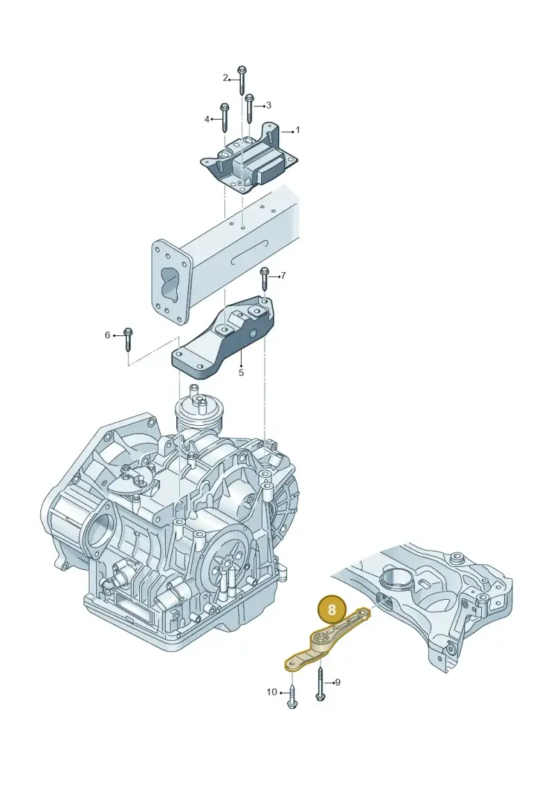 2Q0199851AF — Skoda Fabia (2021-) diagram 828199390, position 8