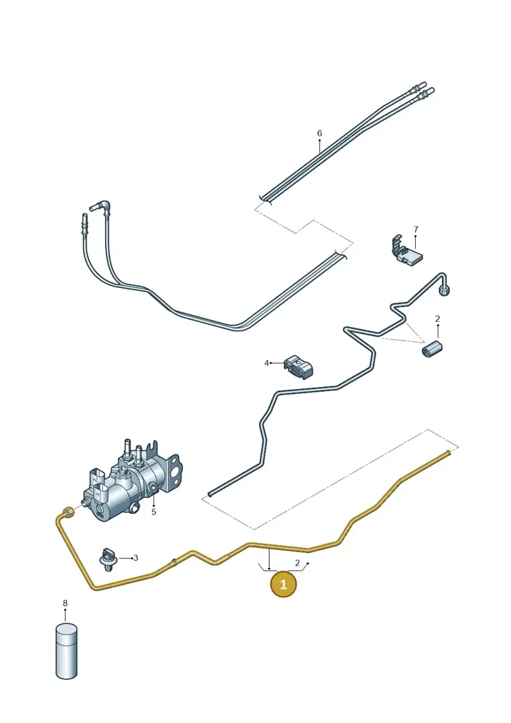 2Q0201234C — Skoda Kamiq (2019-) diagram 837201000, position 1