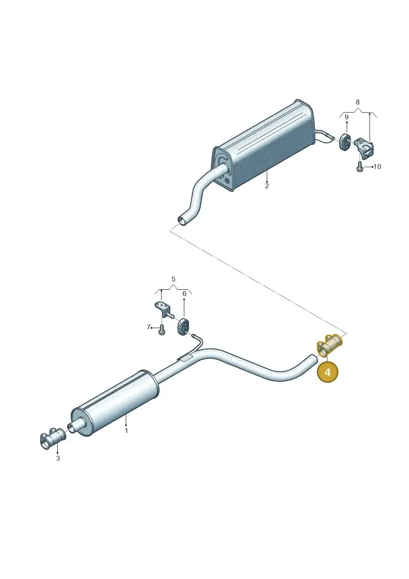 2Q0253141A — Skoda Fabia (2021-) diagram 837254200, position 4