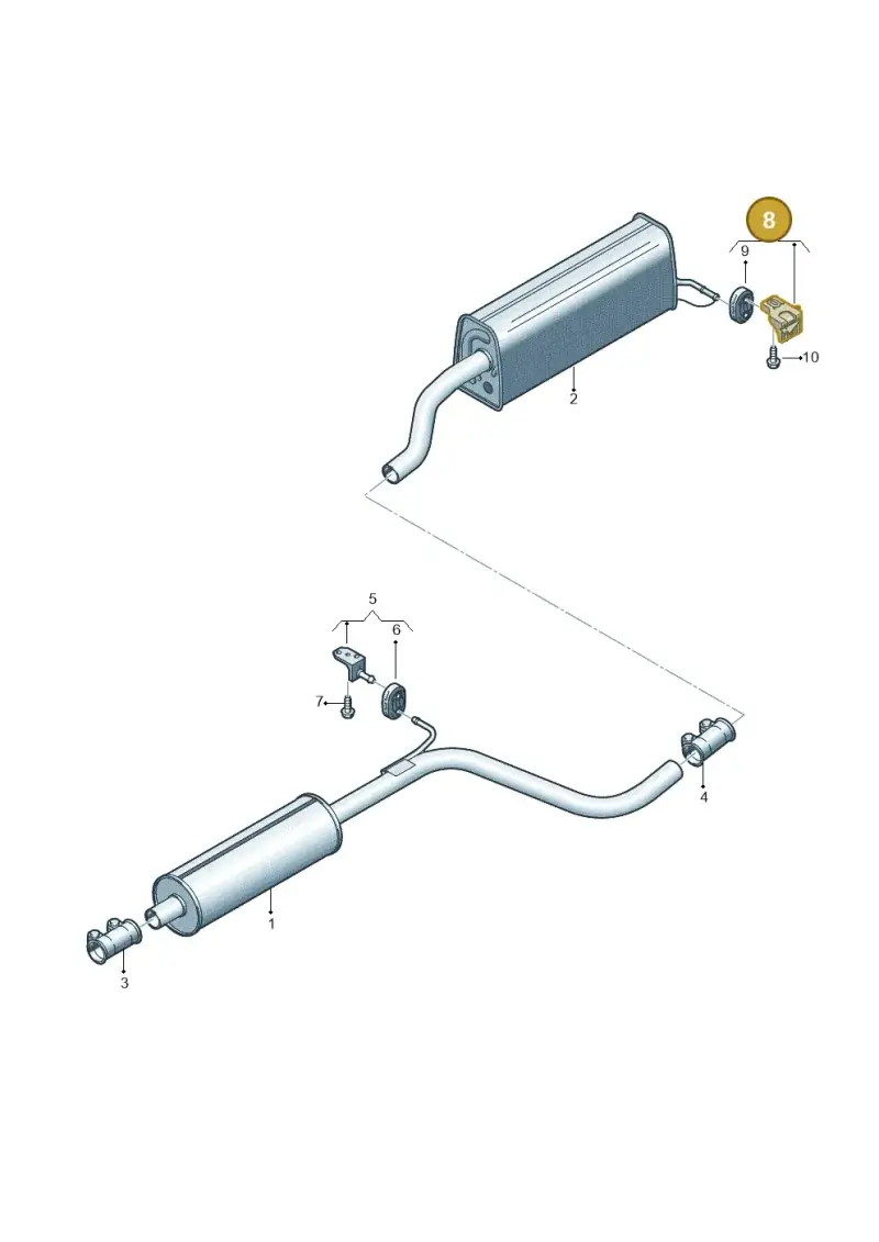 2Q0253144H — Skoda Fabia (2021-) diagram 837254200, position 8
