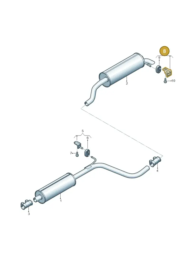 2Q0253144H — Skoda Fabia (2021-) diagram 837254100, position 8
