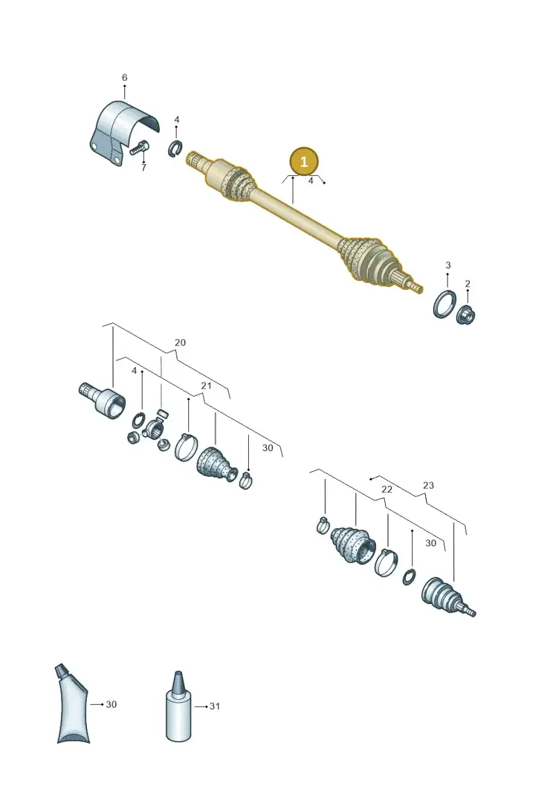2Q0407271BL — Skoda Fabia (2021-) diagram 837407240, position 1