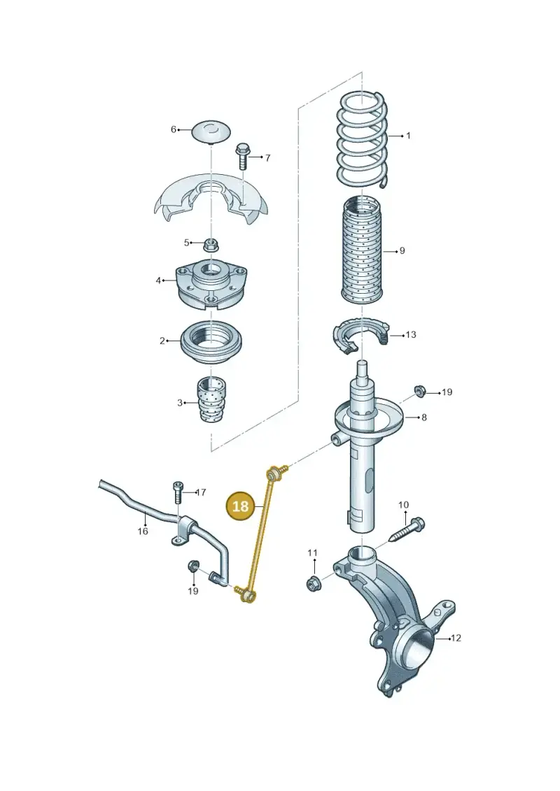 2Q0411315C — Skoda Fabia (2021-) diagram 753411000, position 18