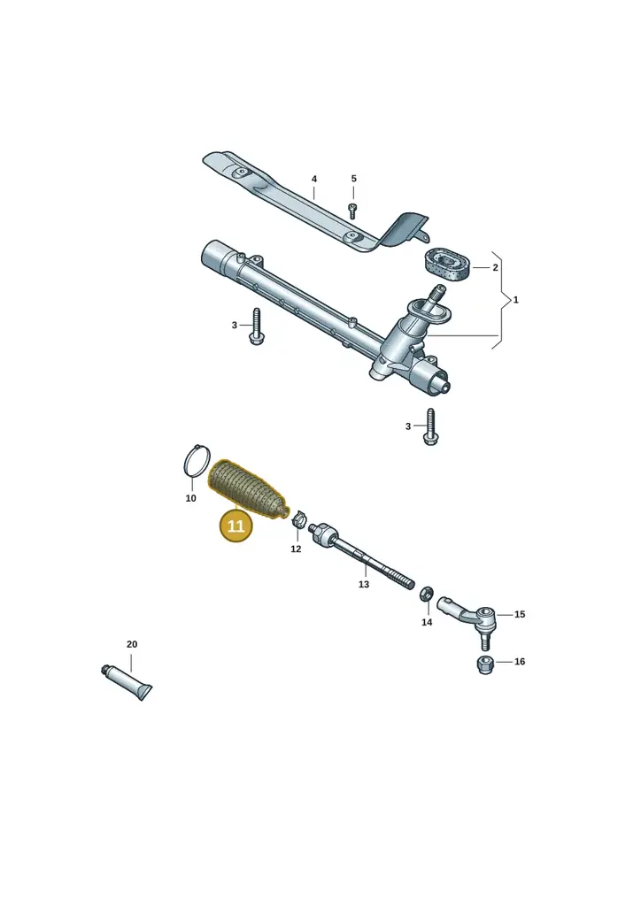 2Q0423831 — Skoda Fabia (2021-) diagram 62i423100, position 11