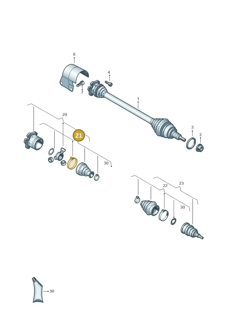 2Q0498201C — Skoda Kamiq (2019-) diagram 837407400, position 21
