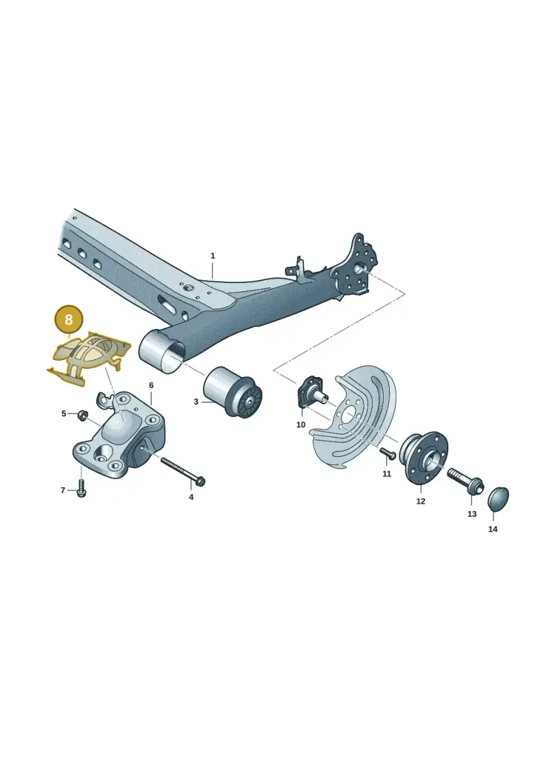 2Q0501475C — Skoda Kushaq (2021-) diagram 62i505020, position 8