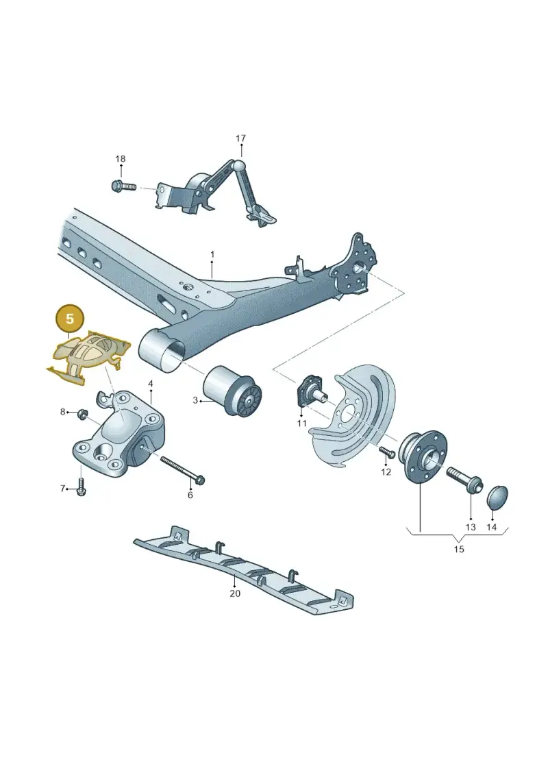 2Q0501476C — Skoda Kamiq (2019-) diagram 837500200, position 5