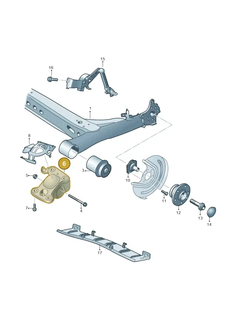 2Q0501545G — Skoda Fabia (2021-) diagram 837505020, position 6