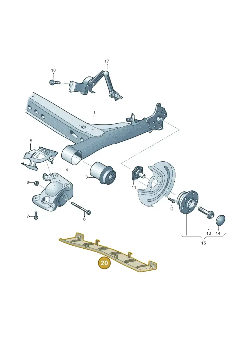 2Q0501715K — Skoda Kamiq (2019-) diagram 837500200, position 20